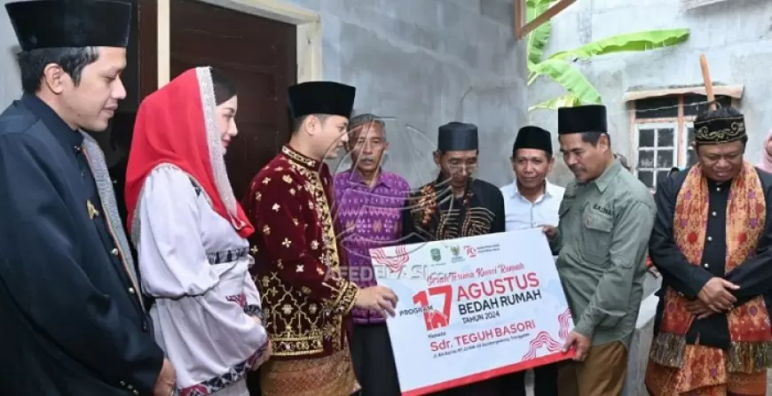 Semarak HUT RI ke-79, Pemkab Trenggalek Bedah 17 Rumah Warga untuk Kehidupan Lebih Layak