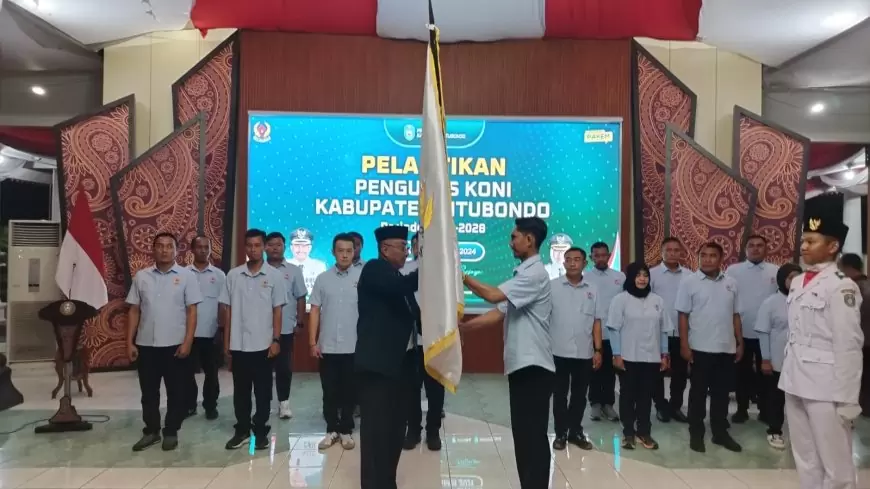 Pengurus KONI Situbondo Resmi Dilantik, Ini Pesan Wakil Ketua KONI Jatim