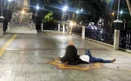 Viral Diduga Pasangan Kekasih Bermesraan Ruang Terbuka Alun-Alun Gresik