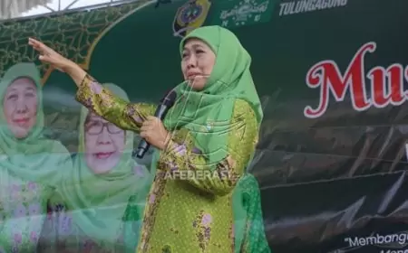 Pesan Khofifah di Harlah Muslimat NU, Jaga Kerukunan Selama Pilkada Tulungagung