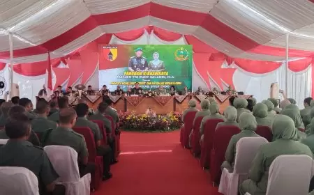 Pangdam V/Brawijaya Ajak Prajurit Kodim 0823 Situbondo Jaga Kesehatan dan Dekat dengan Masyarakat