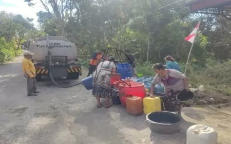 Ribuan Jiwa di Tulungagung Terdampak Kekeringan, BPBD Genjot Distribusi Air Bersih