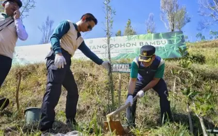 Bupati Trenggalek Apresiasi Inisiatif Penanaman Bambu di Wisata Dilem Wilis