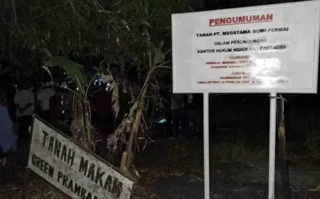 Pasang Papan Larangan Pemakaman Warga, Direktur YLBH FT Tuding  PT Megatama Lecehkan Pemkab Gresik