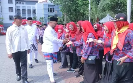 Apel Kebangsaan Kemandirian Desa, Bupati Gresik: Apresiasi Kolaborasi Kades dan Perangkat Desa 