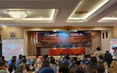 KPU Kabupaten Kediri Tetapkan 1.254.964 Daftar Pemilih Tetap