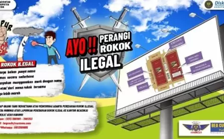 Berantas Peredaran Rokok ilegal, Kejari Gresik: Merugikan Negara dan Sanksi Pidananya Berat