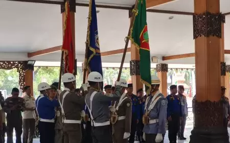 Pataka Jer Basuki Mawa Beya Tiba di Situbondo, Siap Dikirab Menuju Banyuwangi