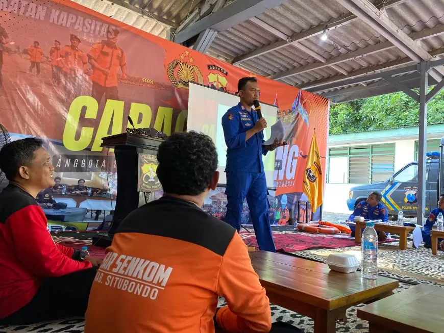 Antisipasi Laka Laut, Satpolairud Polres Situbondo Beri Pelatihan Penyelamatan dan Pertolongan di Perairan