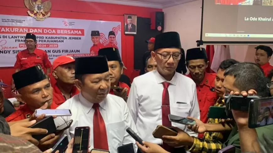 Hendy – Firjaun Resmi Diusung PDIP di Pilkada Jember 2024