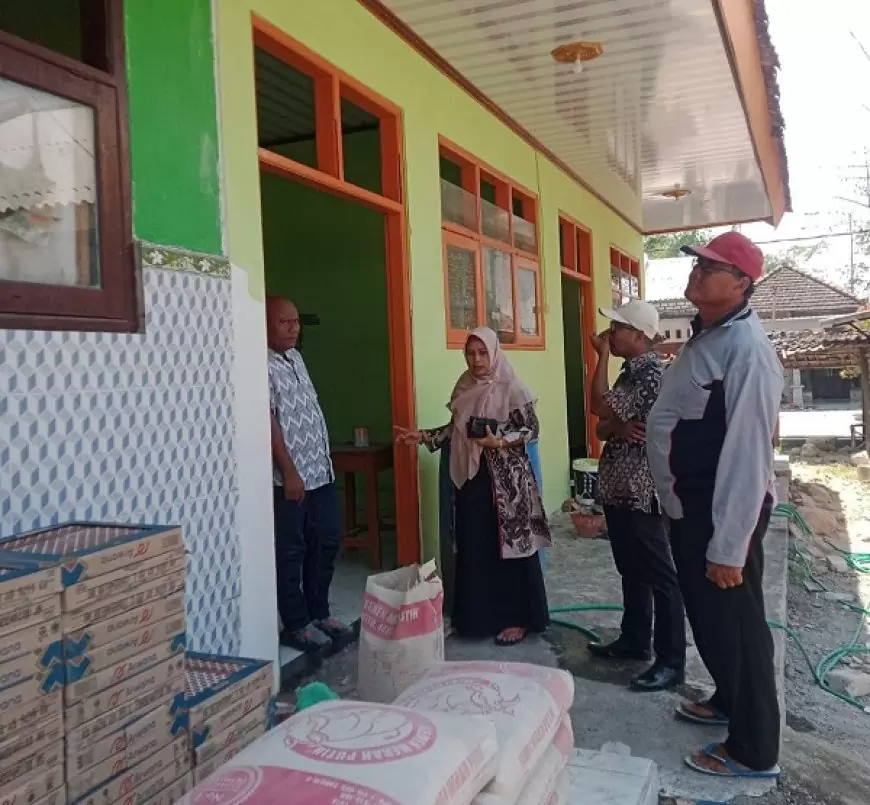 Desa Peduli Pendidikan, Pemdes Katimoho Gresik Prioritas Bangun Ruang Kelas Madrasah Untuk Menampung Siswa 