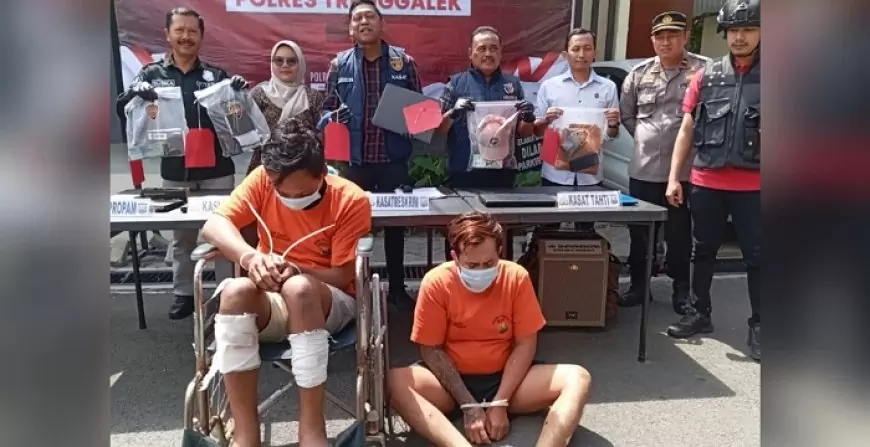 Komplotan Spesialis Rumah Kosong, Diringkus Polres Trenggalek