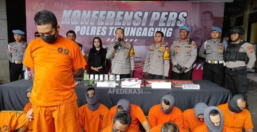 Polres Tulungagung Bongkar Jaringan Narkoba yang Dikendalikan dari Lapas Magetan, Amankan 5,5 Ons Sabu