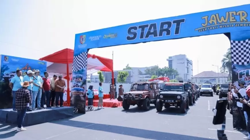 Ratusan Peserta Ikuti Jeep Trail Wisata Jember