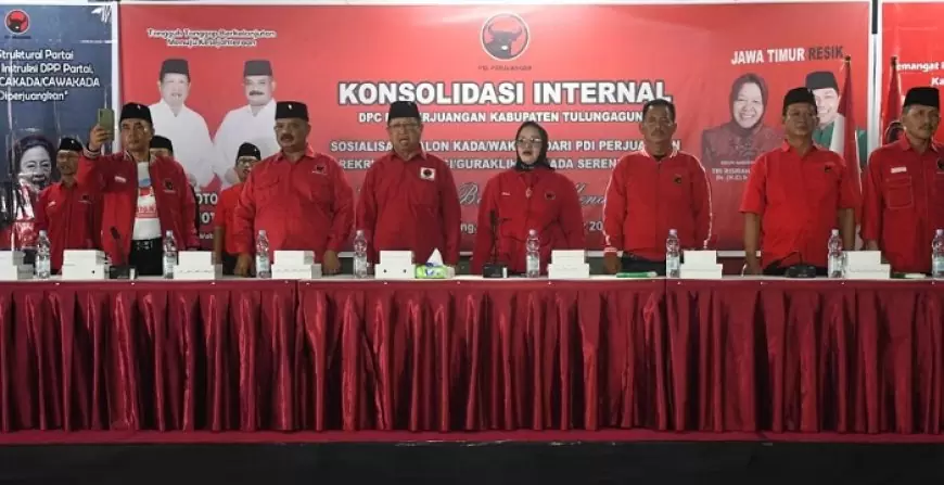 PDIP Tulungagung Panaskan Mesin, Targetkan Kemenangan Hattrick di Pilkada 2024