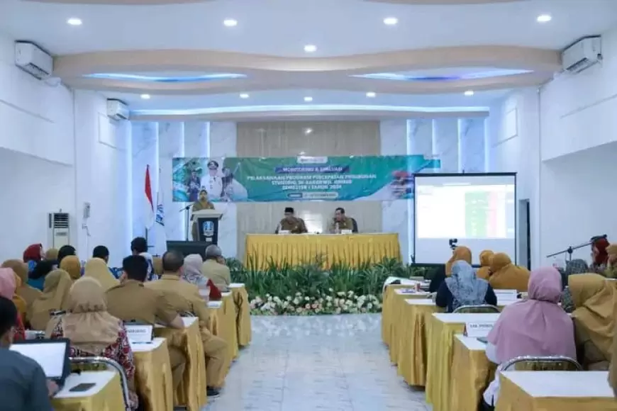 Monev Pencegahan Stunting Se-Bakorwil V Dilakukan di Kabupaten Jember