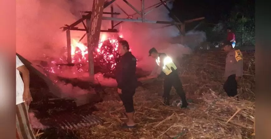 Kebakaran Landa Penggilingan Tebu di Trenggalek, Kerugian Capai Rp 50 Juta