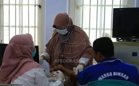 Lapas Banyuwangi Tingkatkan Frekuensi Tes HIV bagi Warga Binaan