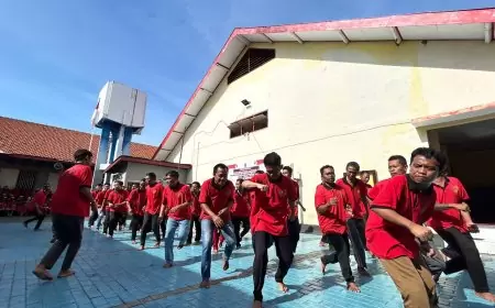 WBP Rutan Situbondo Gaungkan Semangat Pancasila Lewat Lomba Yel-Yel Hari Kesaktian Pancasila