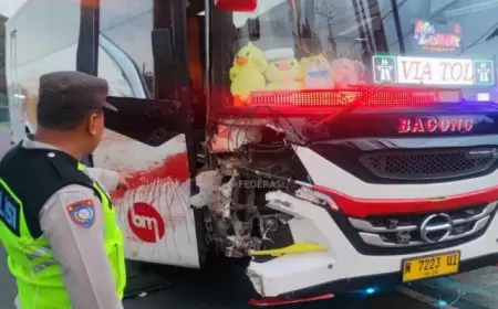 Bus Bagong Kembali Menelan Korban Jiwa, Tabrak Pemotor hingga Tewas di Ngantru