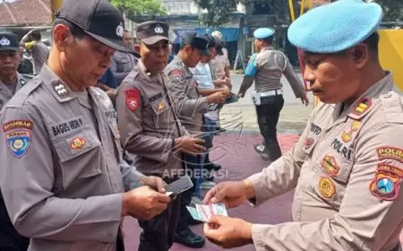 Polres Trenggalek Gelar Gaktibplin, Polsek Pogalan Jadi Sasaran Inspeksi