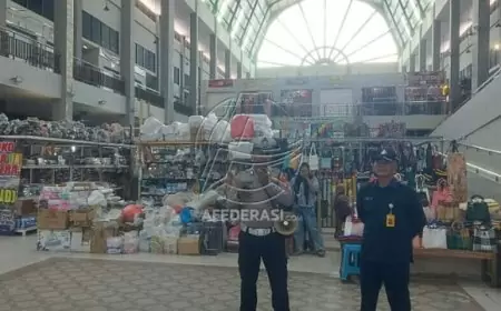 Satlantas Polres Trenggalek Blusukan Pasar, Suarakan Pentingnya Tertib Berlalu Lintas