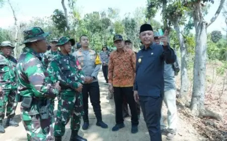 Pjs Bupati Kediri Heru Pimpin Upacara Pembukaan TMMD ke-122 Tahun 2024