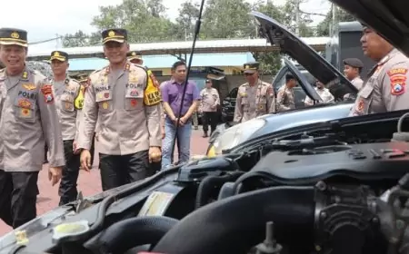 Polres Trenggalek Mantapkan Kesiapan Operasi Pengamanan Pilkada 2024 Melalui Apel Ranmor dan Almatsus