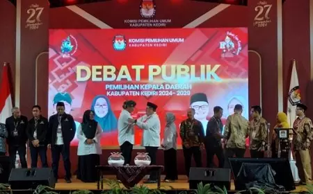 Debat Publik Perdana Pilkada Kediri 2024: Adu Gagasan Antar Paslon untuk Masa Depan Kabupaten