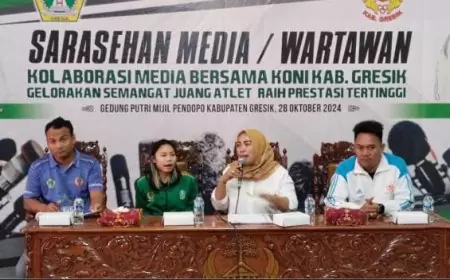 Tambah 2 Cabor Baru, KONI Gresik Optimis Penuhi Target Naik Peringkat 3 di Porprov Jatim 2025