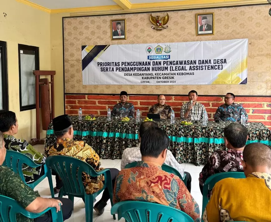 Pendampingan Hukum Pengelolaan DD, Kajari Gresik: Jangan membuat anggaran Fiktif, Dobel dan Mark Up