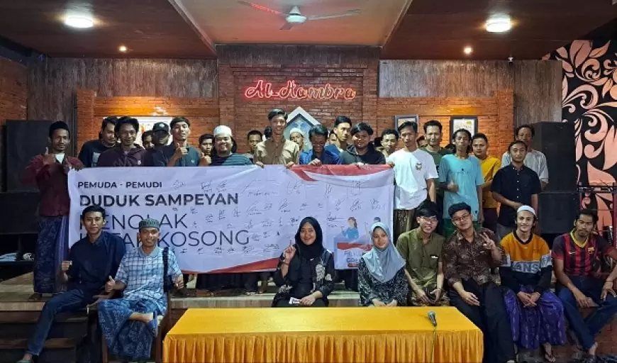 Aliansi Pemuda Pemudi Duduksampeyan Gresik Tolak Pilih Kotak Kosong, Ini Sederet Alasannya 