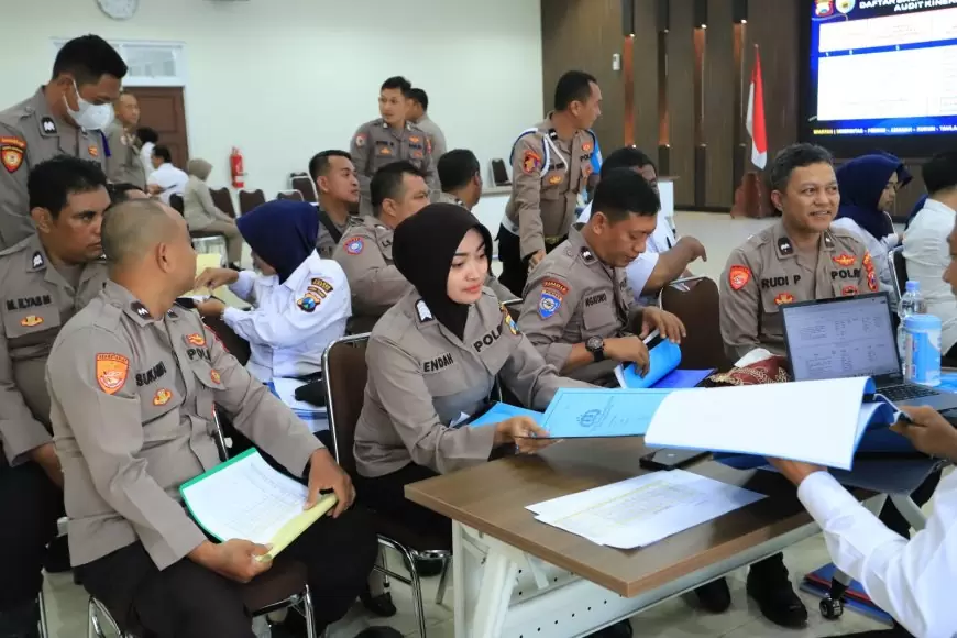Itwasda Polda Jatim Lakukan Audit Kinerja  Mendalam Kualitas Pelayanan publik Polres Gresik