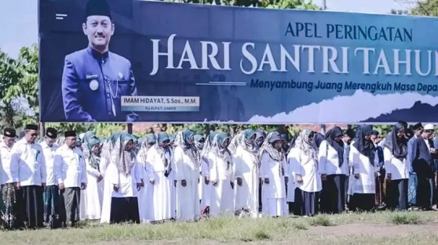 Pemkab Jember Adakan Apel Peringatan Hari Santri Nasional 2024