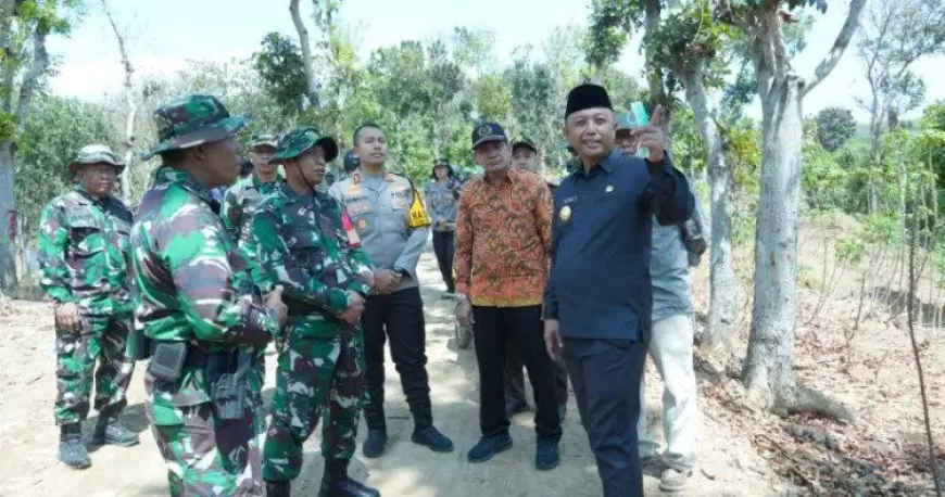 Pjs Bupati Kediri Heru Pimpin Upacara Pembukaan TMMD ke-122 Tahun 2024