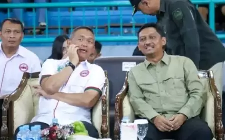 Pj Bupati Jember Saksikan Partai Final Kejurprov Bola Voli U-19 se-Jawa Timur