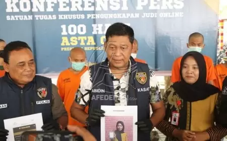 Polres Trenggalek Amankan 6 Pelaku Judi Online, Selebgram Terlibat Endorse Situs Terlarang