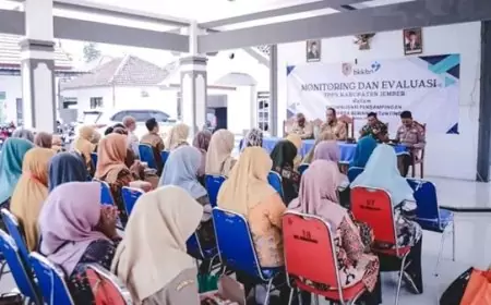 Pemkab Gelar Monev TPPS Kecamatan se-Jember