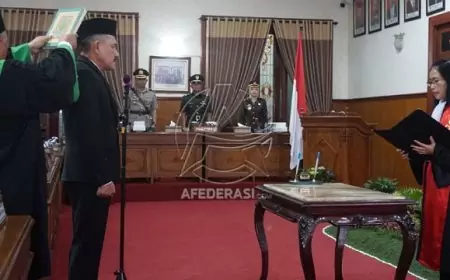 Marsono Kembali Dilantik sebagai Ketua DPRD Tulungagung, Bentuk AKD dan Bahas Raperda APBD 2025