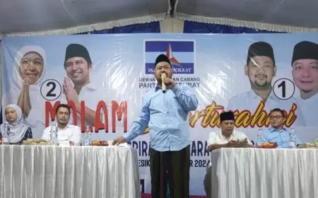 Lanjutkan Pembangunan Gresik, Partai Demokrat Gresik Ajak Masyarkat Bersama Yani-Alief