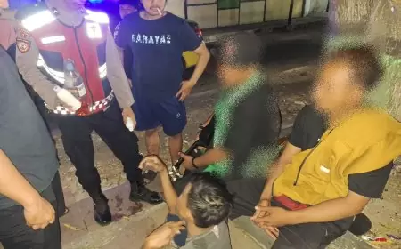 Kedapatan Pesta Miras di Taman Situbondo, Empat Pemuda Diamankan Polisi
