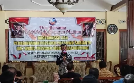 BAMAG Madiun Doa Bersama untuk Pemerintahan Prabowo-Gibran dan Pilkada Damai 