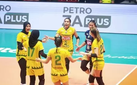 Tim Voli Putri Petrokimia Pastikan Satu Tiket Grand Final Livoli 2024