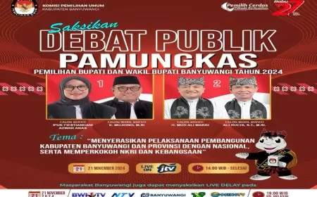 Debat Pamungkas Pilkada Banyuwangi, Panggung Terakhir Pertarungan Visi dan Misi Dua Paslon