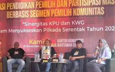 Kolaborasi Dengan KWG, KPU Gresik Tegaskan Berikan Ruang yang Sama Baik Paslon 