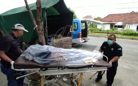 Tragis, PNS di Tulungagung Tewas Usai Sepeda Motornya Tabrak Truk Parkir