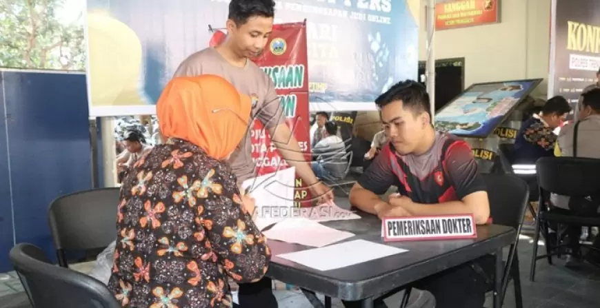 Polres Trenggalek Gelar Rikkes, Pastikan Kesiapan Fisik Anggota Jelang Pilkada Serentak 2024