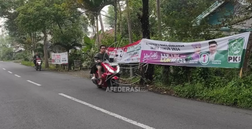 Bawaslu Tulungagung Temukan Ratusan APK Langgar Aturan, Siap Ditertibkan pada Masa Tenang