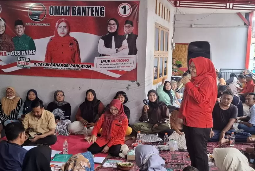 Mbak Yayuk Gencar Menangkan Pasangan Risma-Gus Hans dan Ipuk-Mujiono