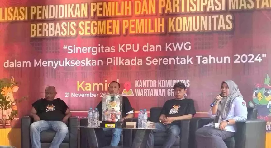Kolaborasi Dengan KWG, KPU Gresik Tegaskan Berikan Ruang yang Sama Baik Paslon 